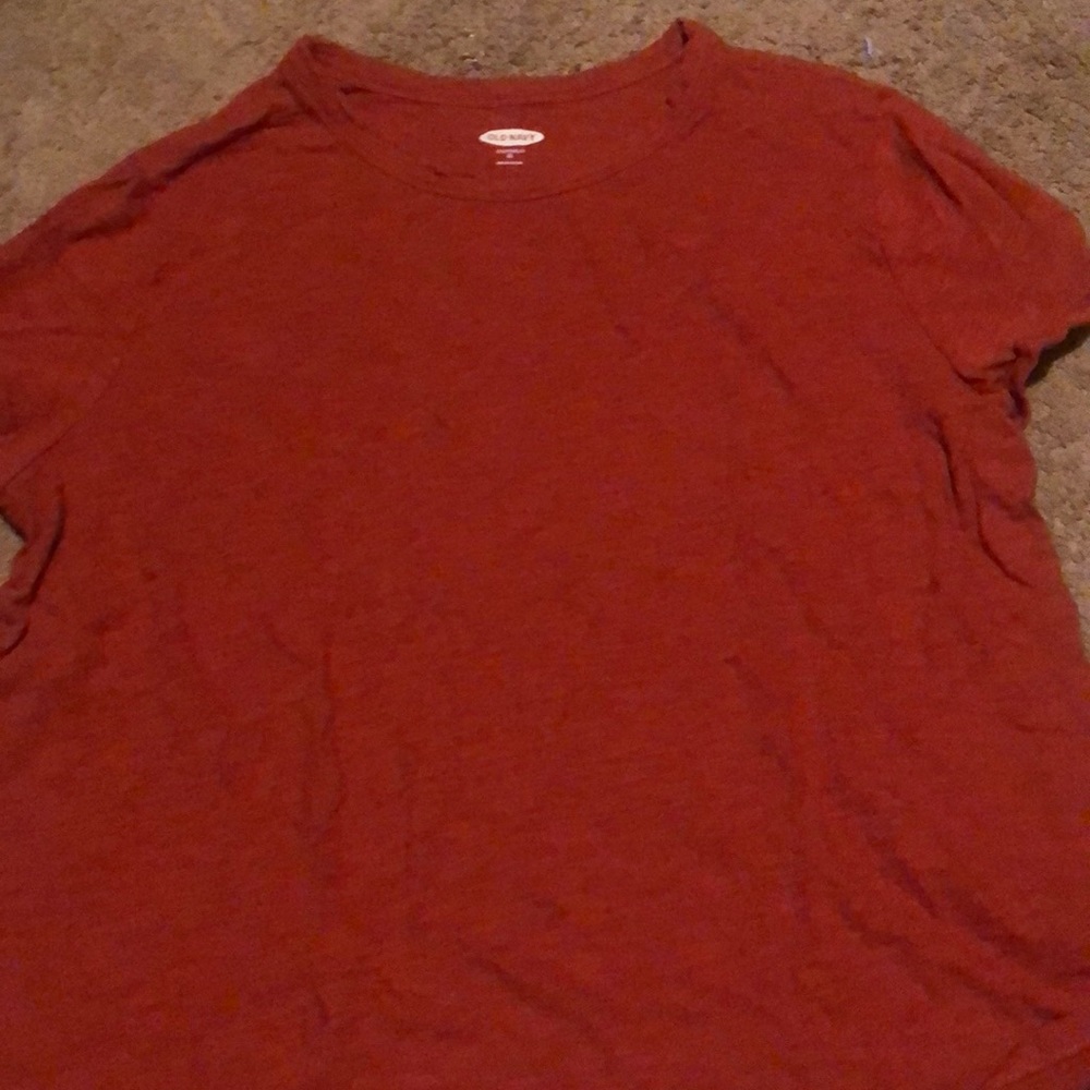 Orange plain top